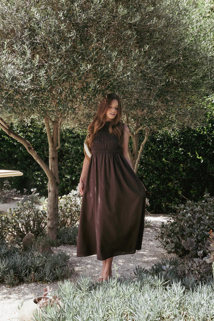 Lanna Maxi Dress - Chocolate | Petal & Pup (US)