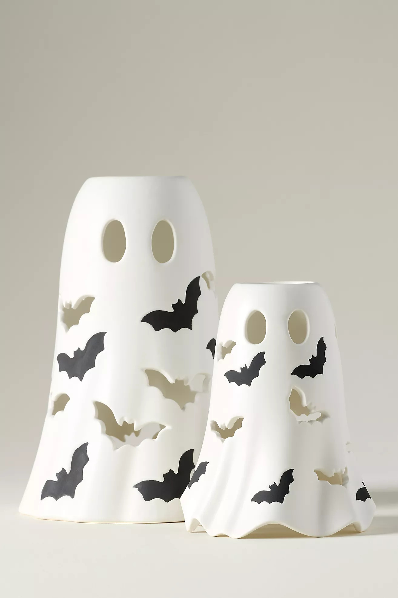 Ghost Ceramic Hurricane Candle Holder | Anthropologie (US)