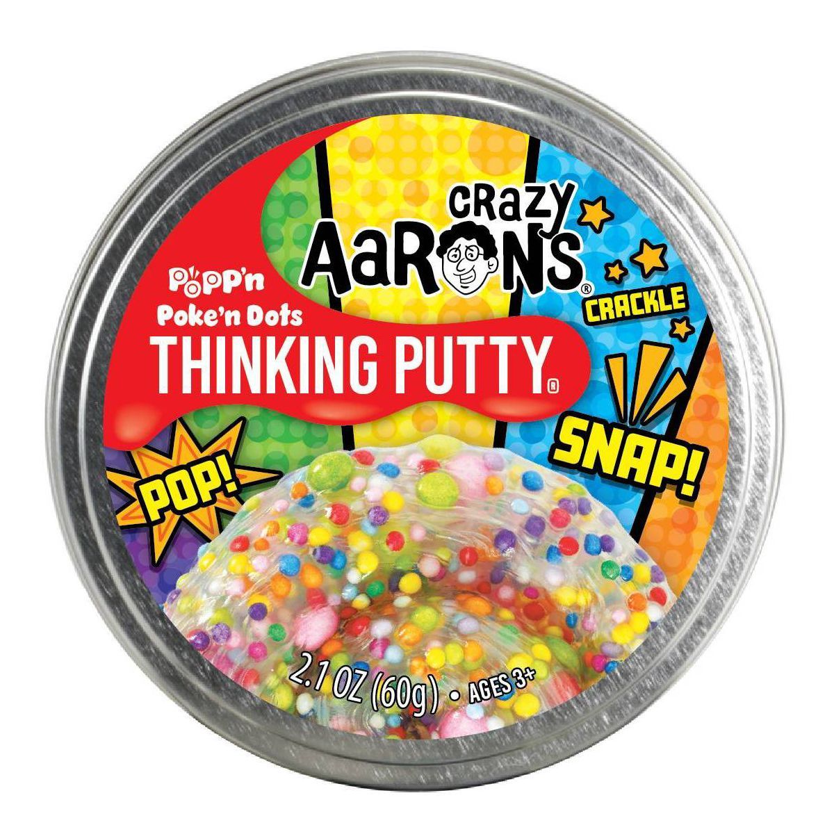 Crazy Aaron's Poke'n Dots - 3.5" Thinking Putty Tin | Target