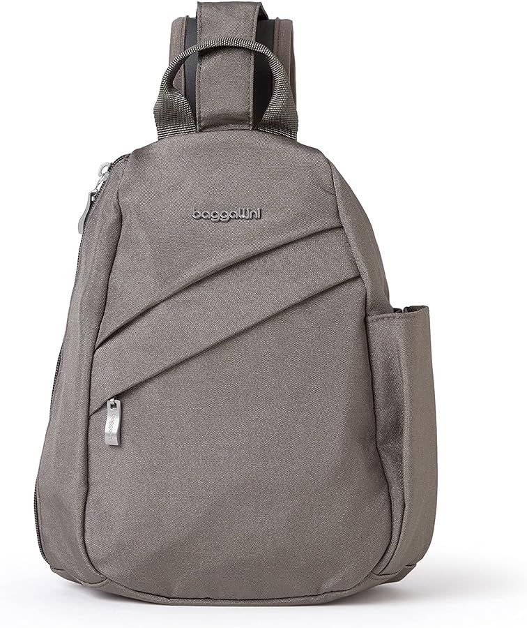 Baggallini Medium Sling Backpack - Lightweight Sling Bag with Convertible Adjustable Shoulder Str... | Amazon (US)