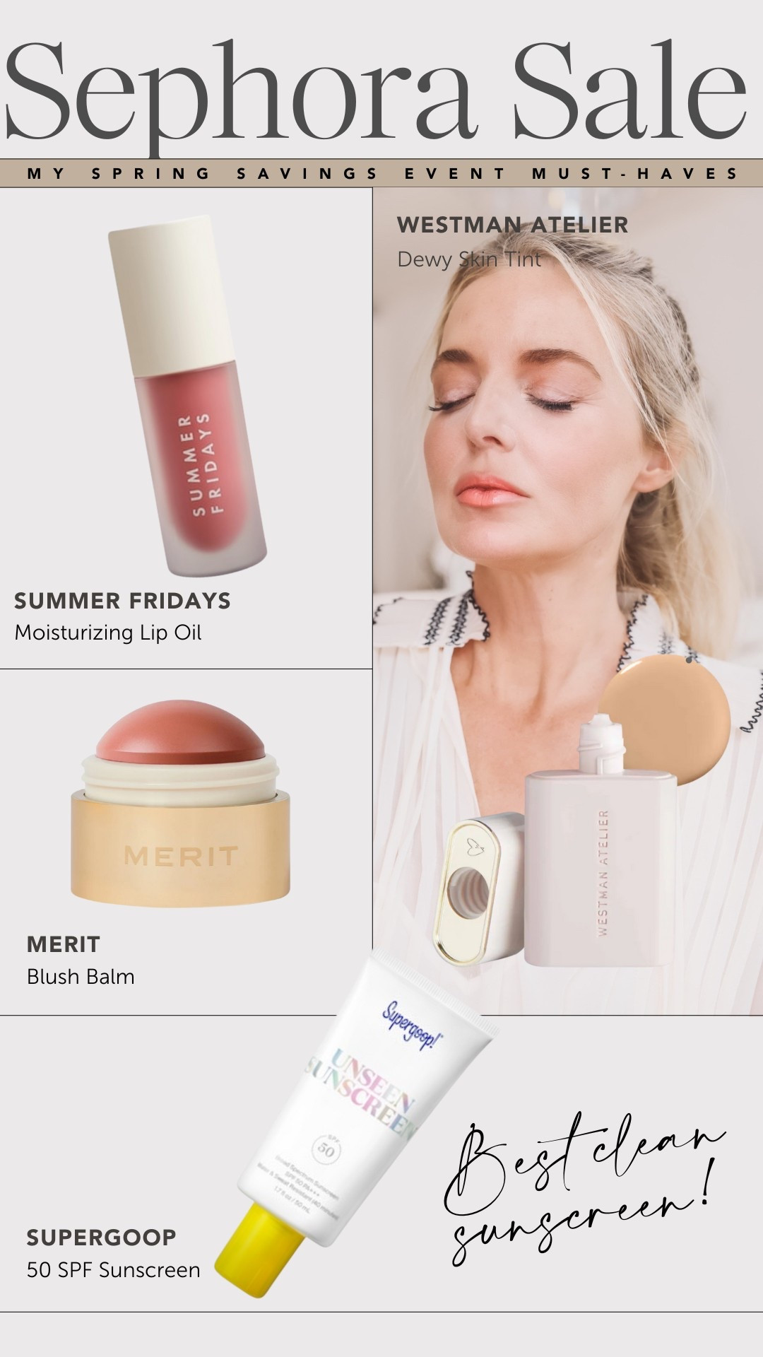 It’s that time of year again—the Sephora Spring Savings Event is just around the corner! And, it’s the perfect opportunity to refresh your beauty routine, restock your must-haves, and maybe even splurge on that luxe beauty item you’ve been eyeing. This highly anticipated sale is available for loyalty program members, which is free to join. Whether you’re shopping for skincare staples, makeup favorites, or fragrance finds, this is the time to save big on beauty!

Sephora Spring Savings Event Details:
-30% off all Sephora Collection Products 4/4-4/14
-Rouge: 20% off from 4/4 to 4/14
-VIB: 15% off from 4/8 to 4/14
-Insider: 10% off from 4/8 to 4/14

Use Code: SAVEMORE

Pro Shopping Tip: Even if it’s not quite your turn to shop yet, start building your basket now to ensure you’re ready to shop for those popular items that always sell out quickly.

Happy shopping! 

~Erin xo 

#LTKFindsUnder50 #LTKBeauty #LTKSaleAlert