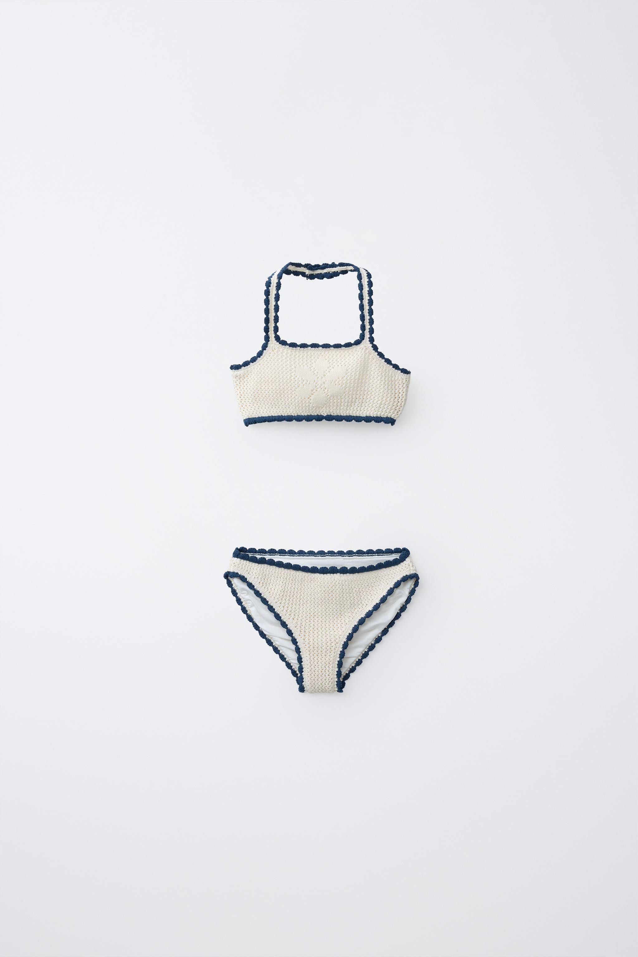 6-14 YRS / CROCHET FLOWER BIKINI | Zara US