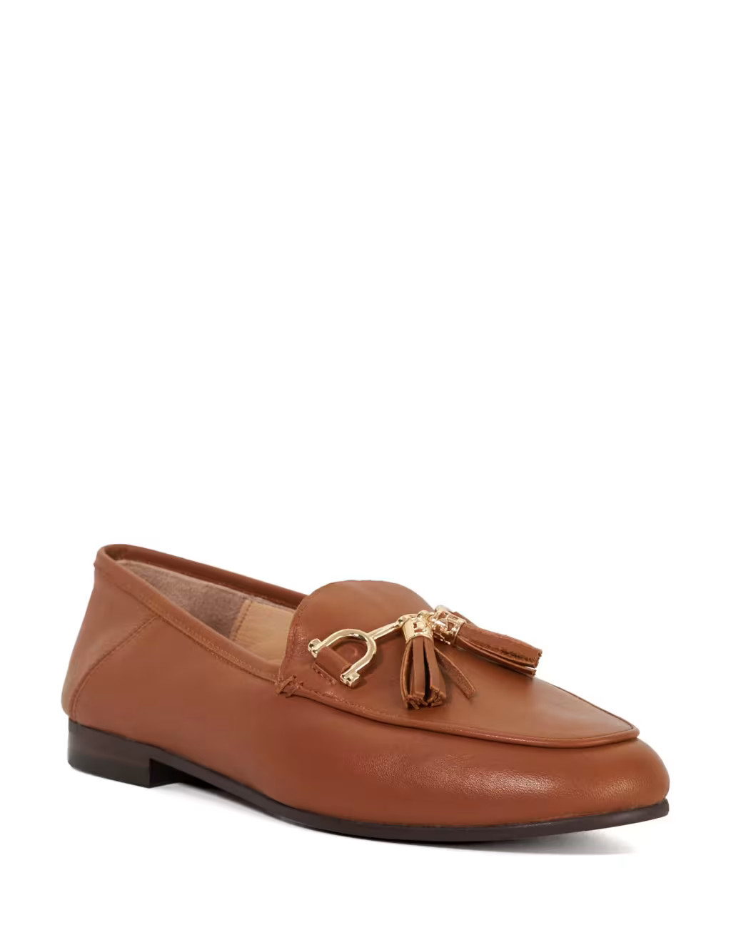 Leather Tassel Slip On Flat Loafers | Marks & Spencer (UK)