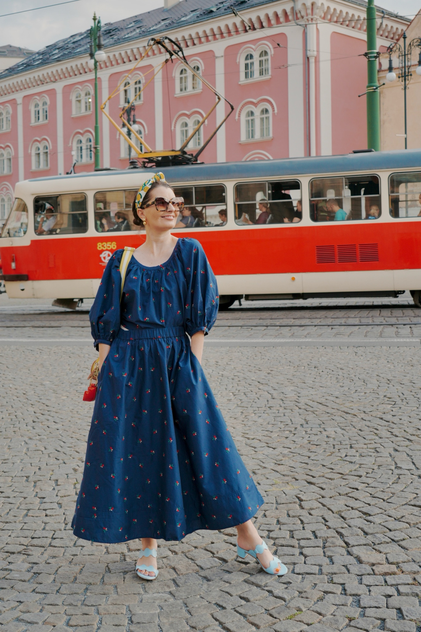 Breezy fall top & skirt by Hunter Bell in Prague

#LTKSeasonal #LTKOver40 #LTKTravel