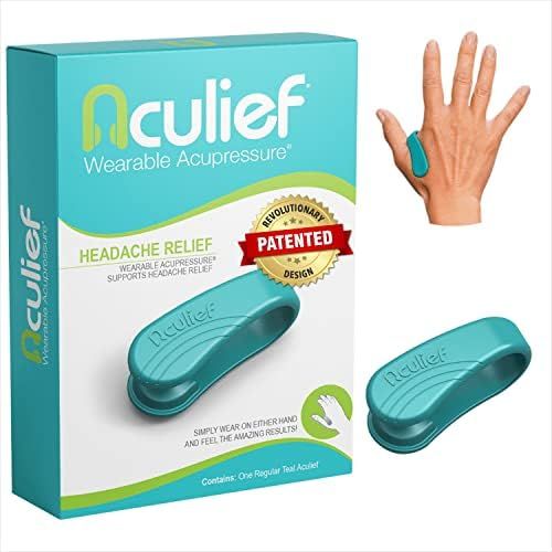 Aculief - Award Winning Natural Headache, Migraine, Tension Relief Wearable – Supporting Acupre... | Amazon (US)