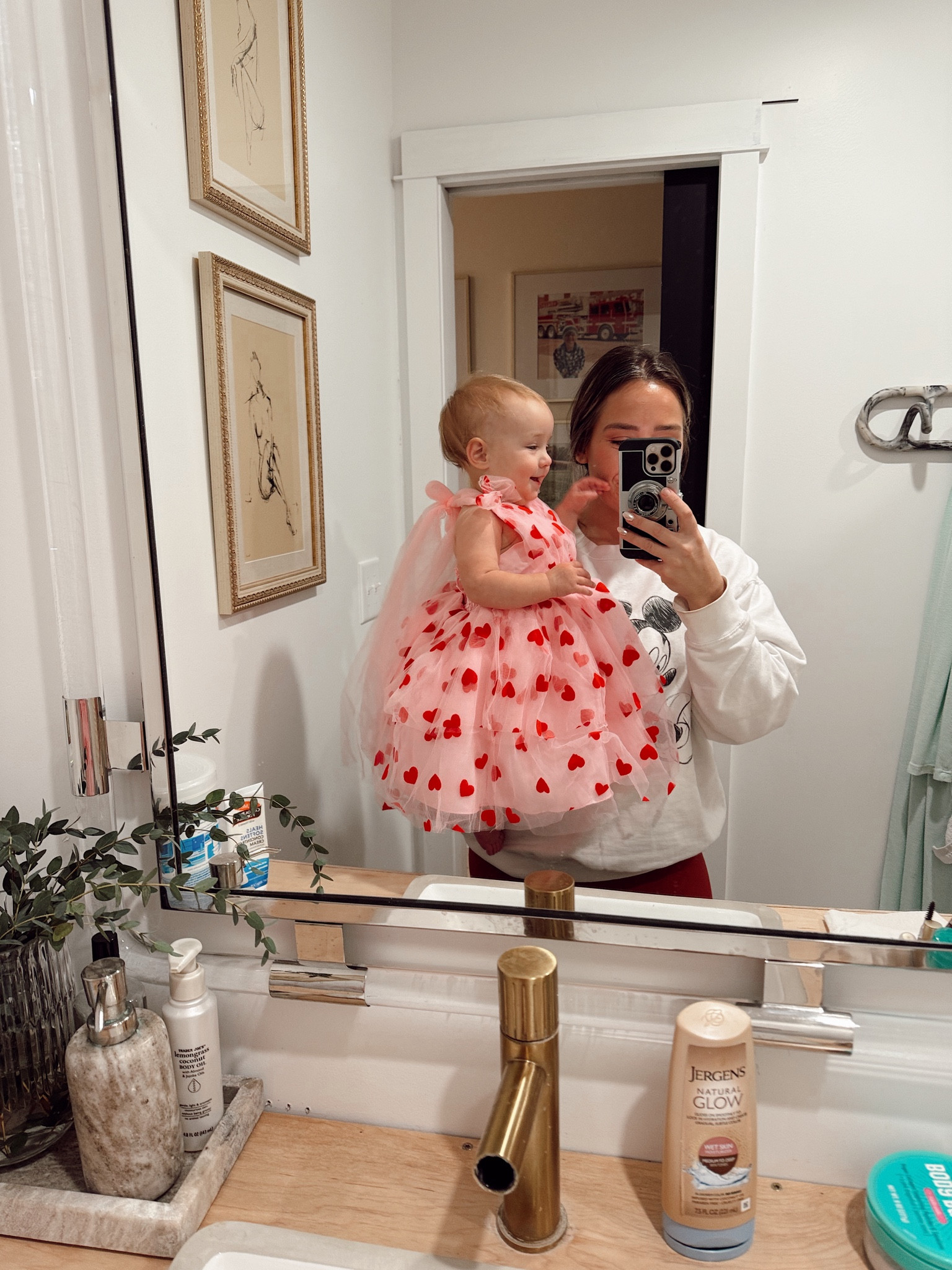 I wanted to reshare baby girls dress with Valentines around the corner! 💕 #baby #tulledress #valentines #photoshoot #babystyle 

#LTKFindsUnder50 #LTKBaby #LTKKids