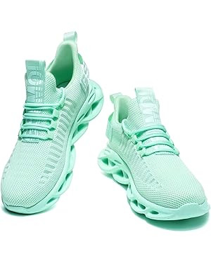 GSLMOLN Womens Walking Shoes Mesh Non Slip Gym Sports Casual Fashion Sneakers | Amazon (US)