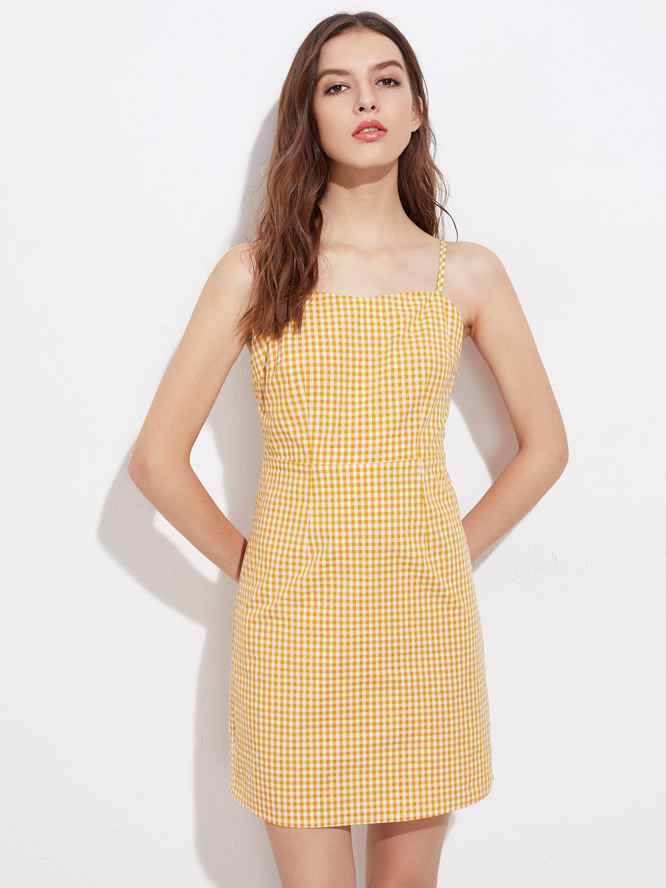Gingham Cami Dress | SHEIN