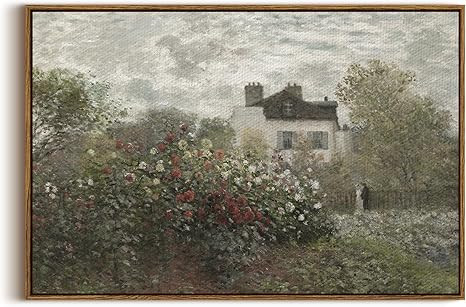 InSimSea Framed Canvas Wall Art Vintage Decor, Farmhouse Room Aesthetic, Living Room Wall Art, Co... | Amazon (US)