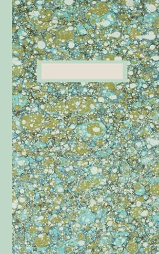 Lined Notebook/Journal Hand Marbled Paper Style Pattern - Teal, Blue and Green | Paperback journa... | Amazon (US)