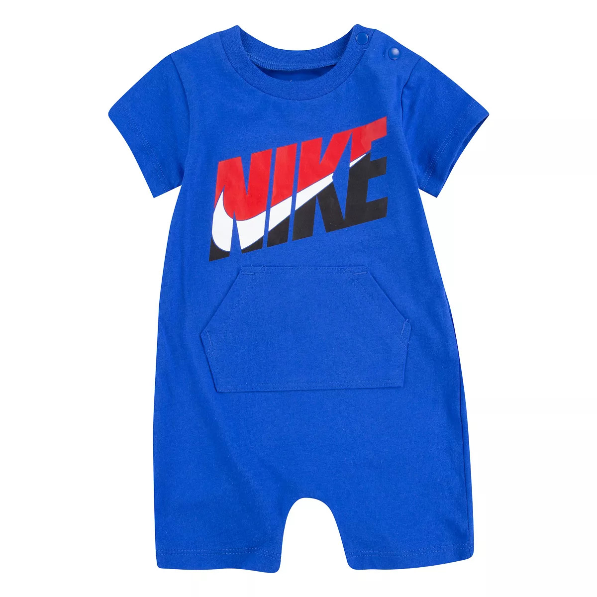Baby Boy Nike Colorblock Logo Romper | Kohl's