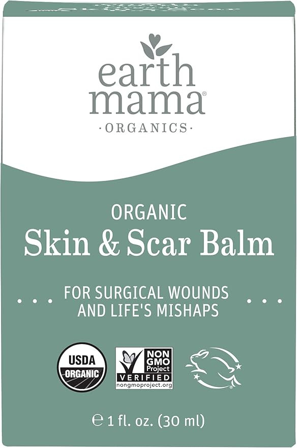 Organic Skin & Scar Balm by Earth Mama | Reduces the Discomfort and Appearance of C-Section Scars... | Amazon (US)