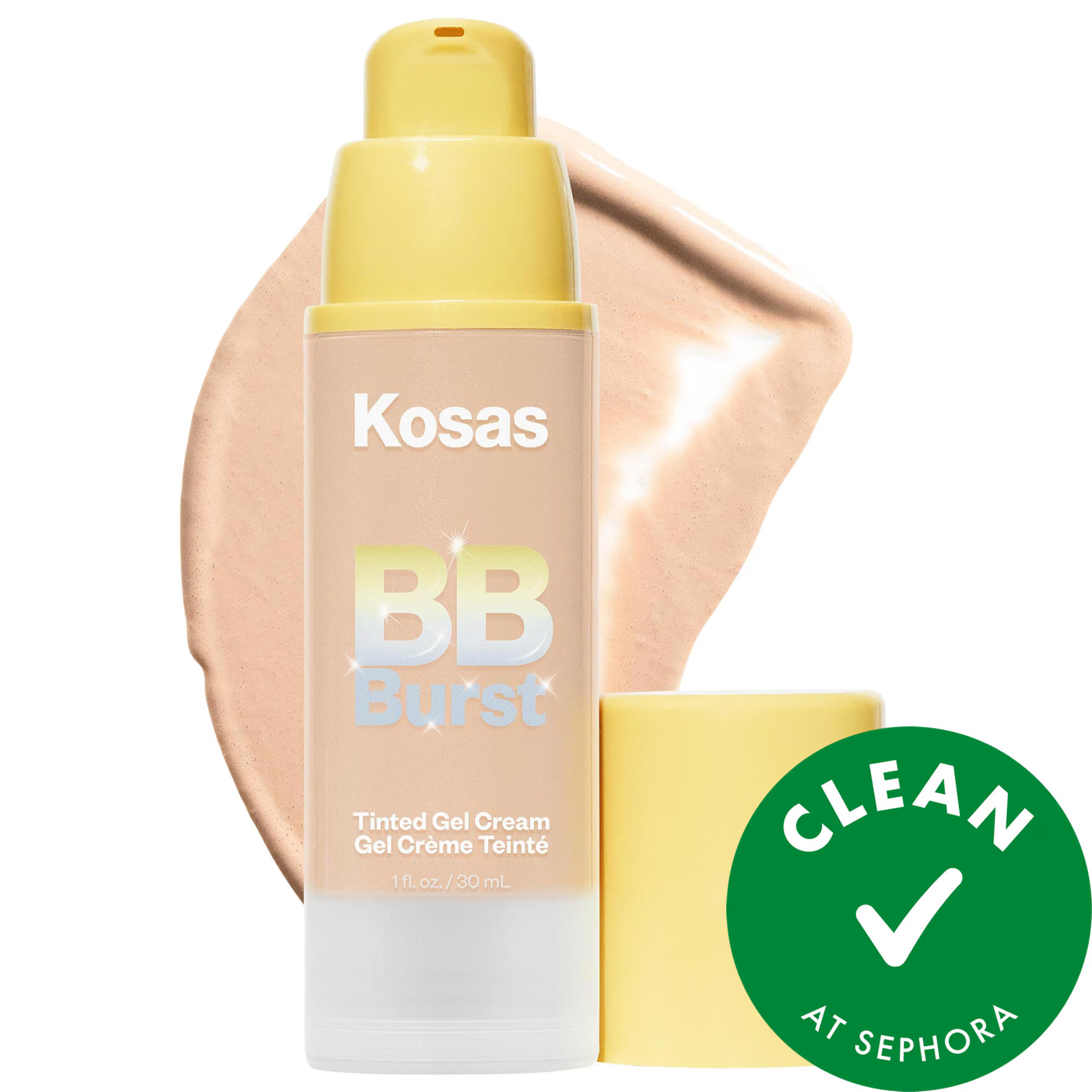 Kosas BB Burst Tinted Moisturizer Gel Cream with Copper Peptides Light + Cool 15 1 oz | Sephora (US)