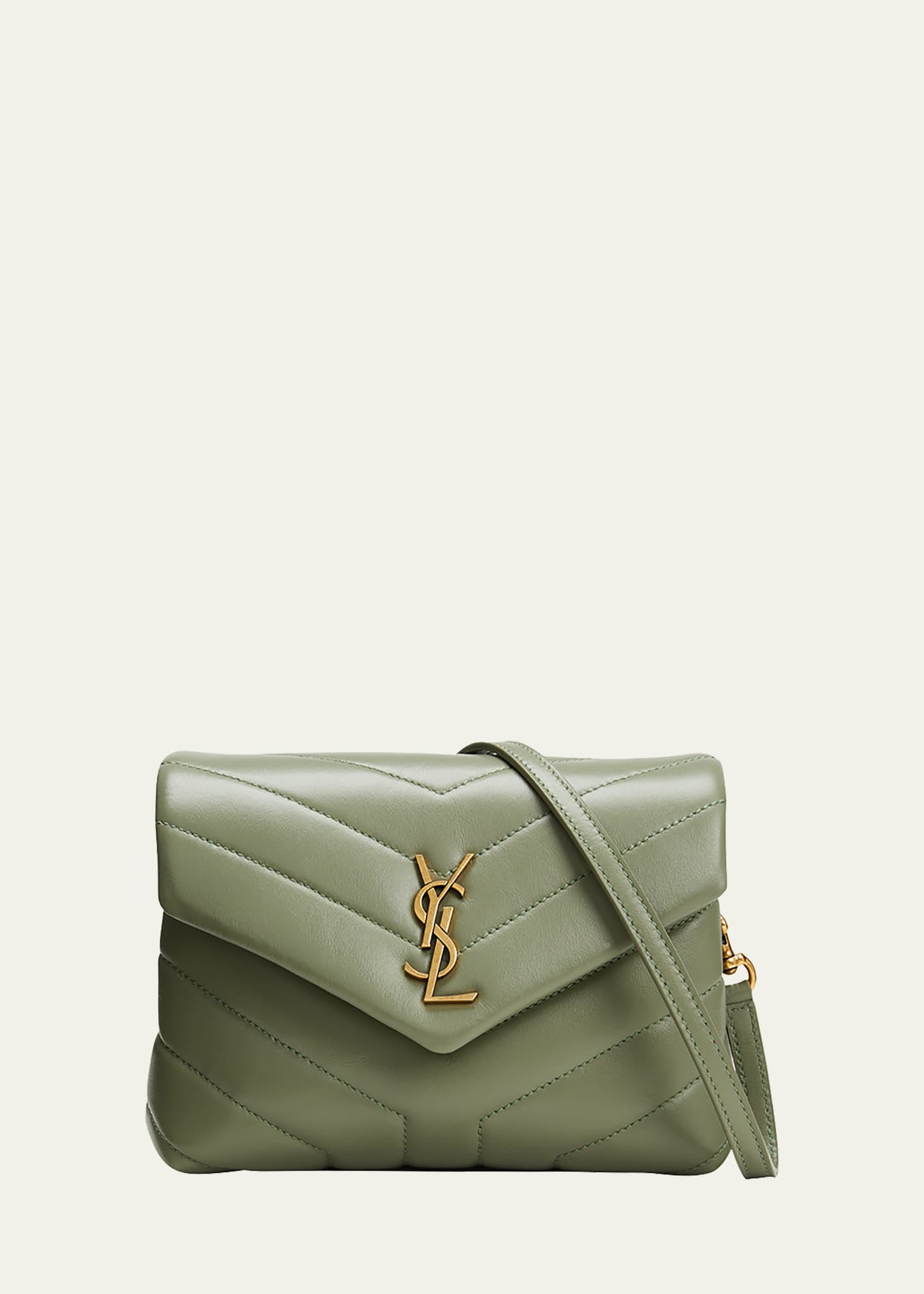 Saint Laurent Loulou Toy YSL Crossbody Bag in Quilted Leather | Bergdorf Goodman
