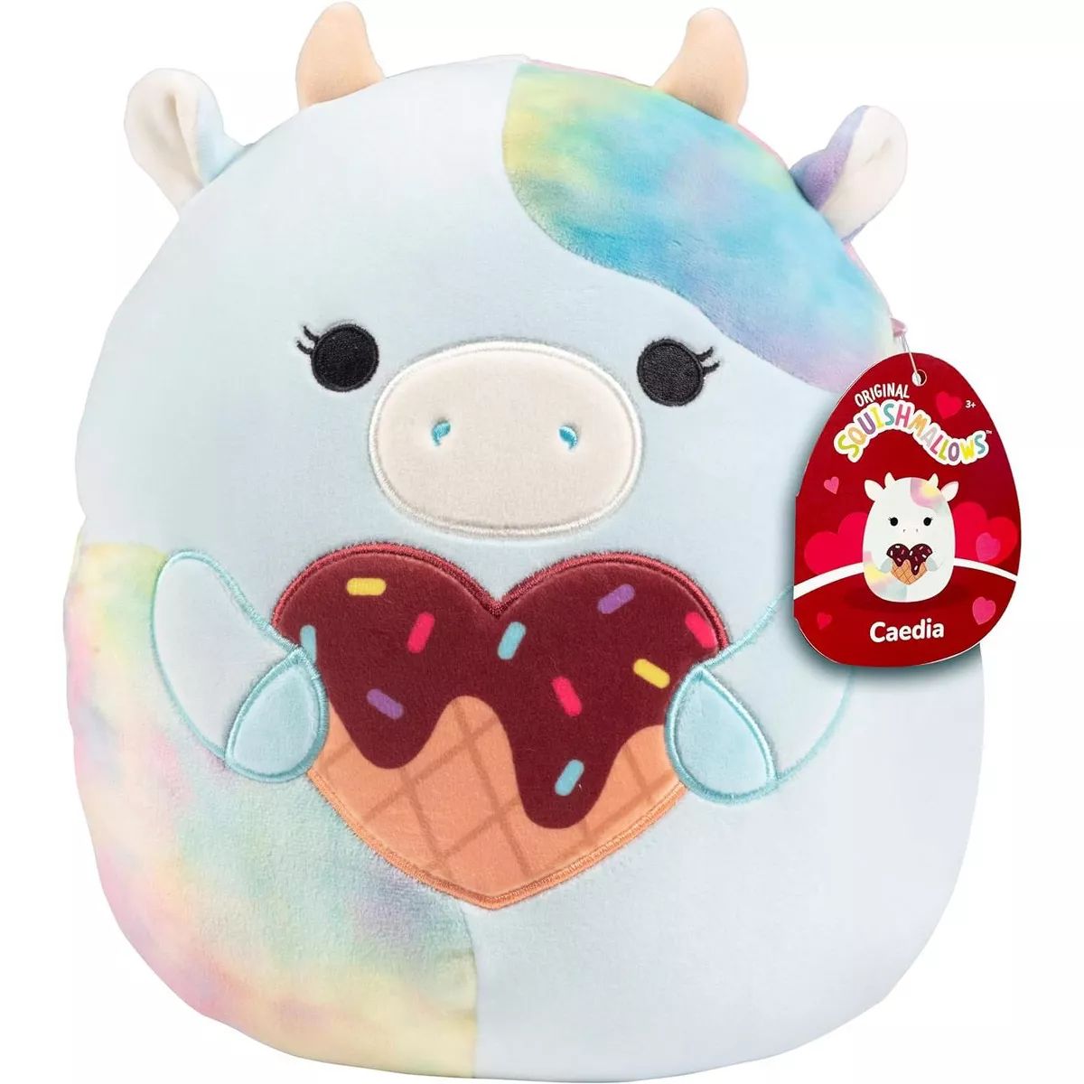 Squishmallows 10" Caedia The Blue Cow Valentines Day Plush - Officially Licensed Kellytoy - Colle... | Target