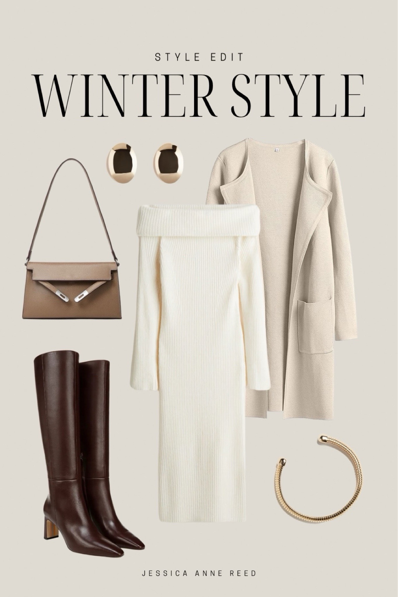Winter outfit inspired, family pictures outfit, sweater dress, off the shoulder dress, white sweater dress, cream sweater dress, neutral sweater dress, chocolate boots, knee high boots, gold jewelry, Amazon fashion, Amazon purse, neutral outfit, fall outfits 

Follow my shop @jessicaannereed on the @shop.LTK app to shop this post and get my exclusive app-only content!

#liketkit #LTKHoliday #LTKStyleTip
@shop.ltk
https://liketk.it/4X4x3

#LTKStyleTip #LTKFindsUnder50