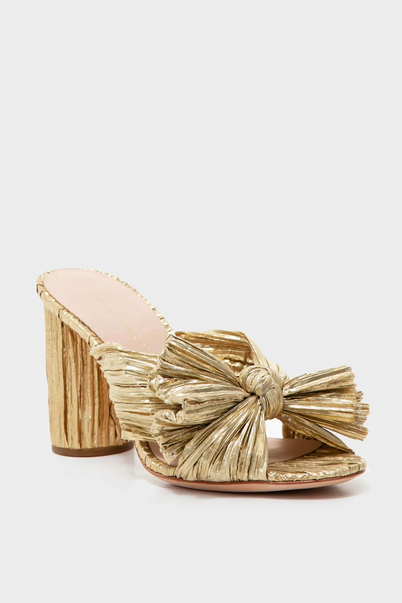 Gold Penny Knot Mules | Tuckernuck (US)
