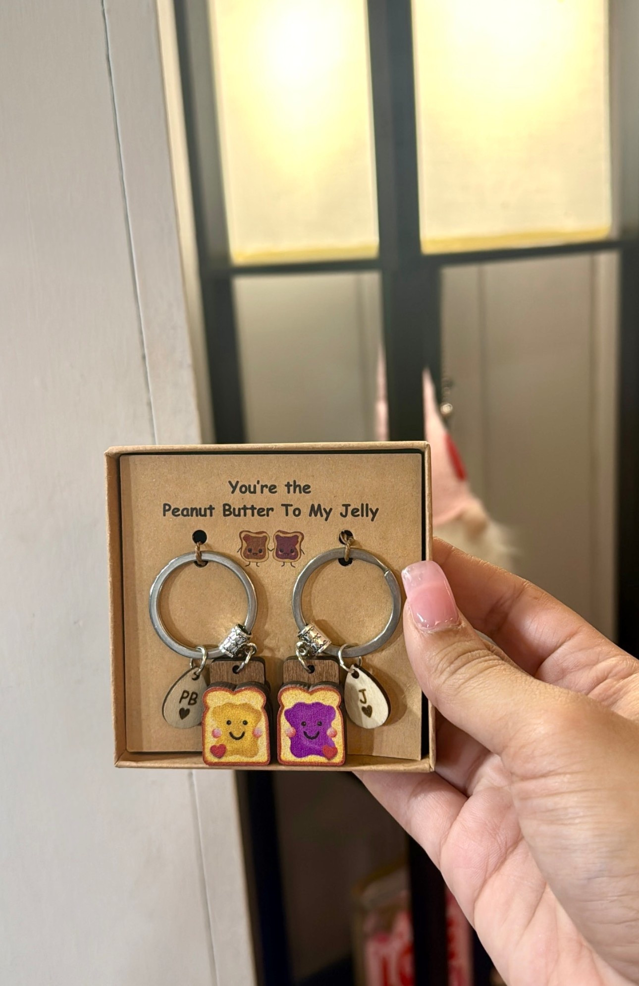 Pb&j keychain 🤎💜

#LTKTravel #LTKFindsUnder50