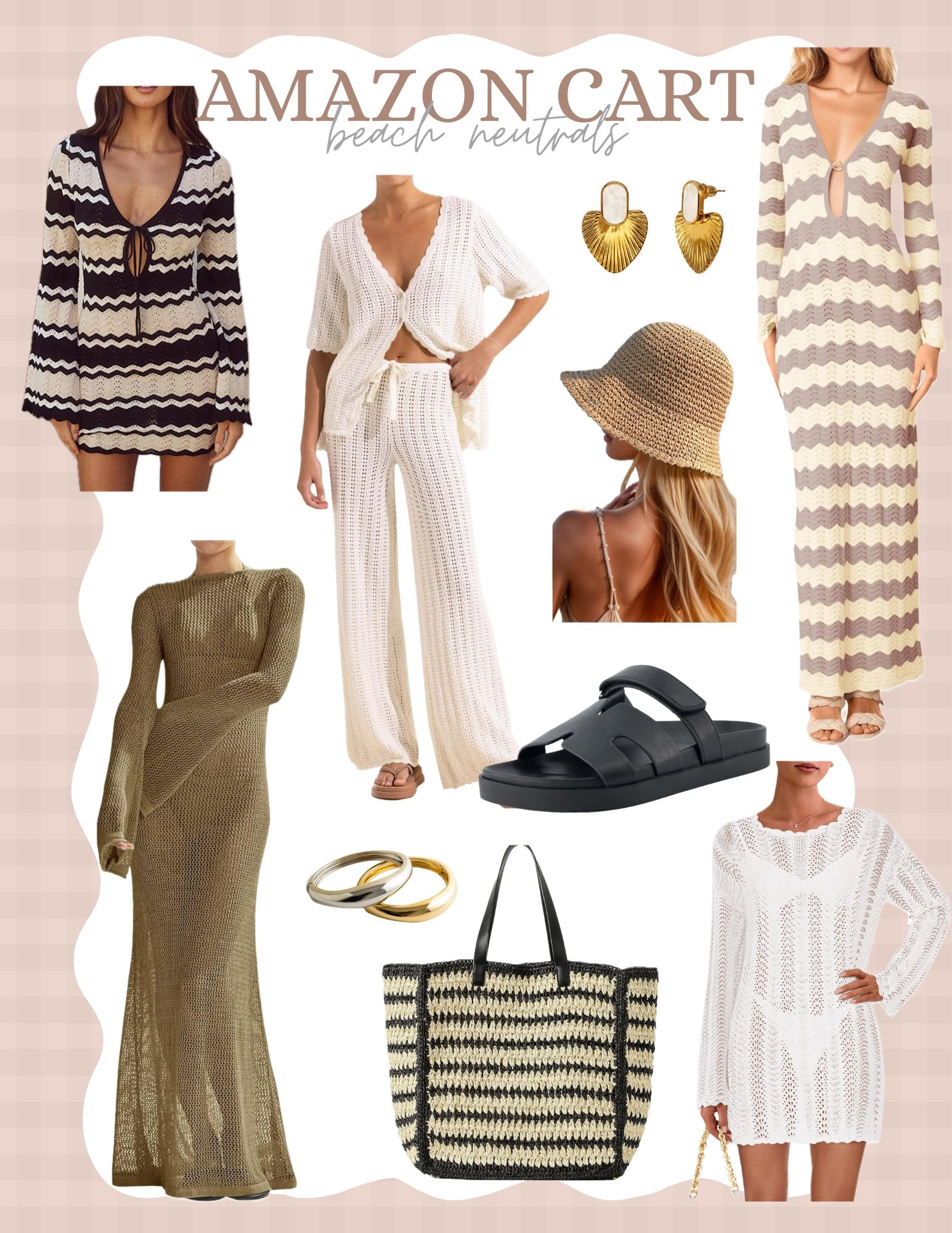 Neutral colors for a sophisticated beach look! The best part? It’s all Amazon and affordable!! Cha Ching! 

#LTKMidsize #LTKFindsUnder50 #LTKStyleTip
