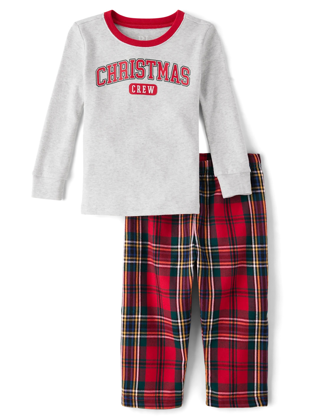Baby And Toddler Matching Family Christmas Crew Snug Fit Cotton And Flannel Pajamas - multi | The Children's Place