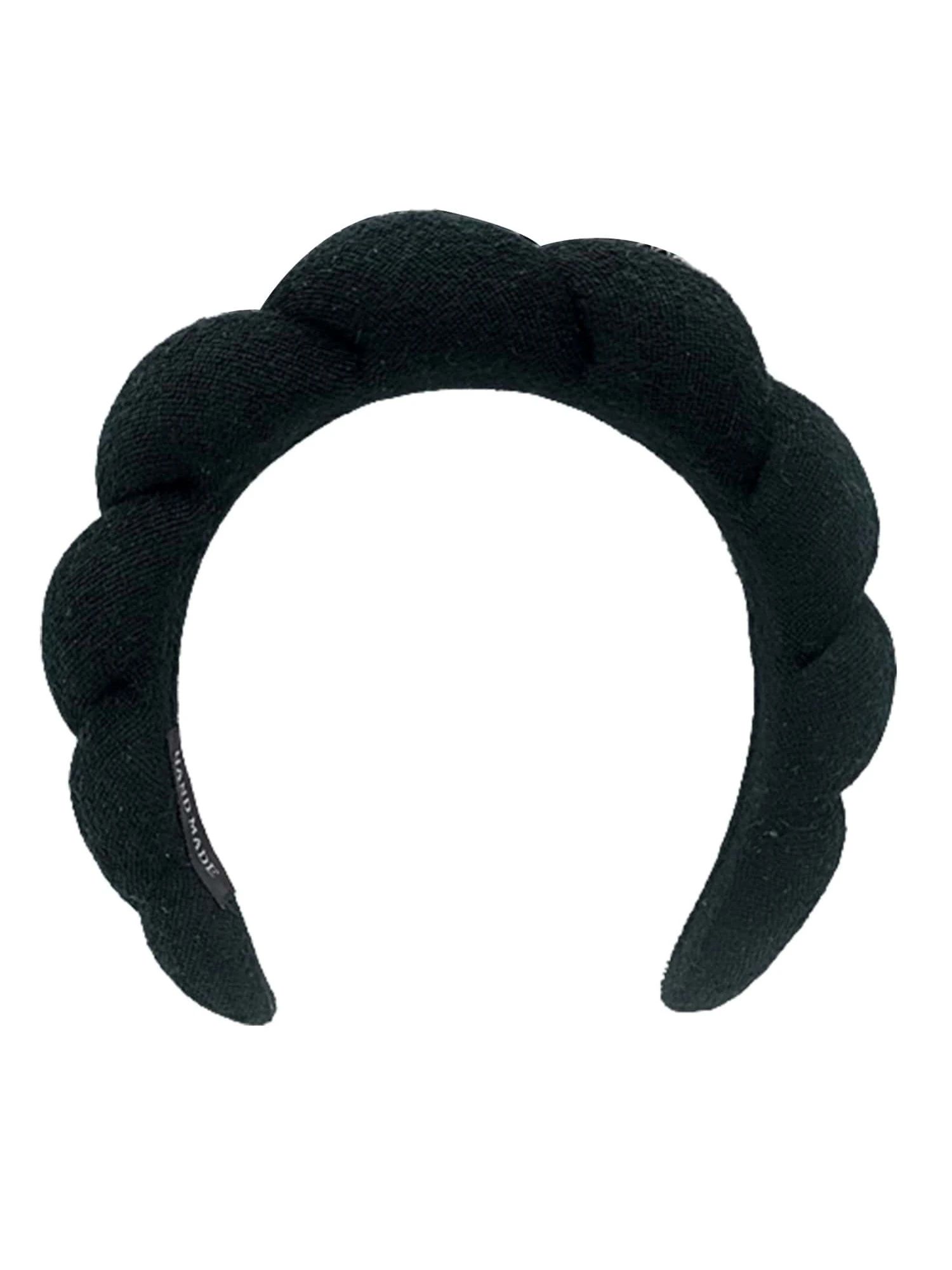 Black Sponge Hairband, High Crown Wide Brim Anti-slip Headband, Suitable For Washing Face, Spa, A... | SHEIN