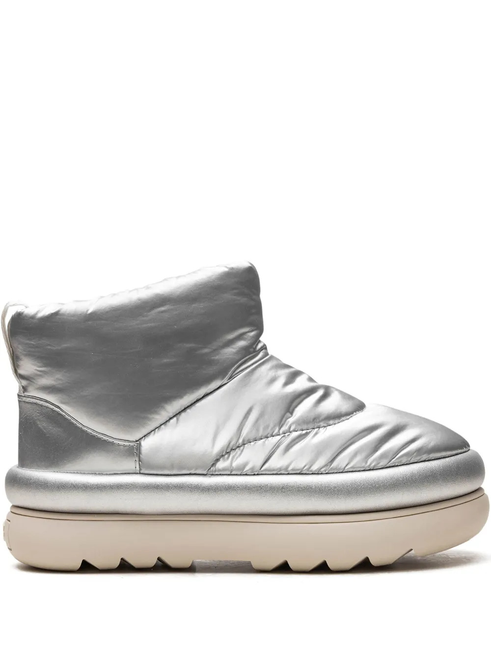UGG Classic Maxi Mini "Metallic Silver" Boots | Silver | FARFETCH | Farfetch Global