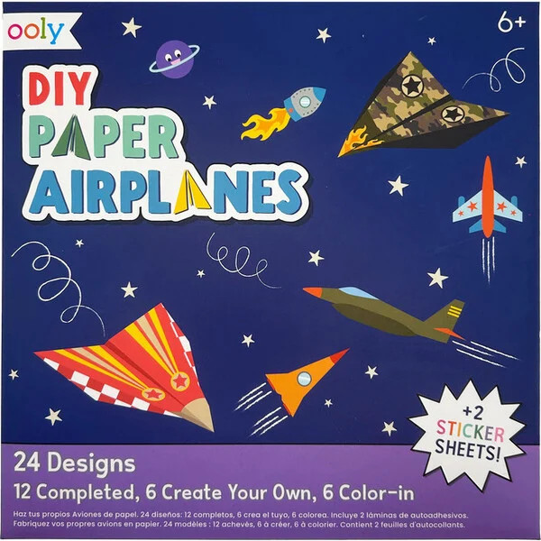 DIY Paper Airplanes, Multi | Maisonette