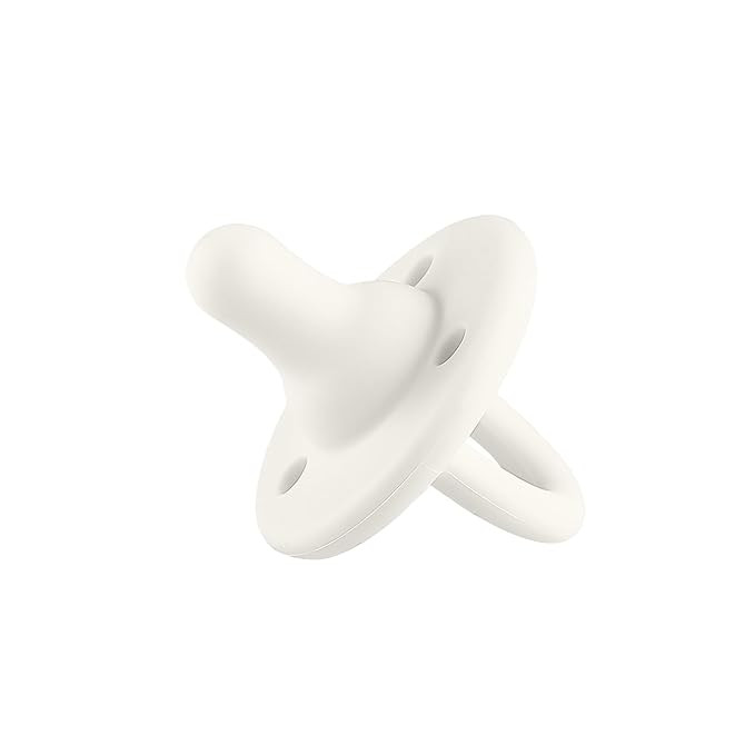 Lee Lee and Me Newborn Pacifier - Powder - 100% Medical Grade Silicone Paci - Breast-Like Nipple ... | Amazon (US)