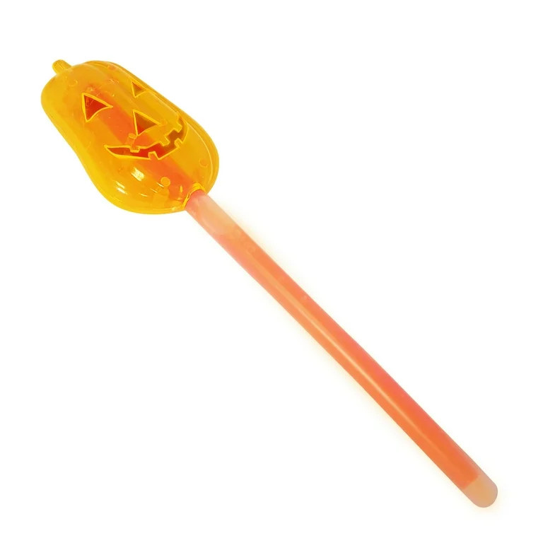 Vendor Labelling Halloween 1ct Glow Costumes, Orange Pumpkin Wand, Childs and Adults - Walmart.co... | Walmart (US)