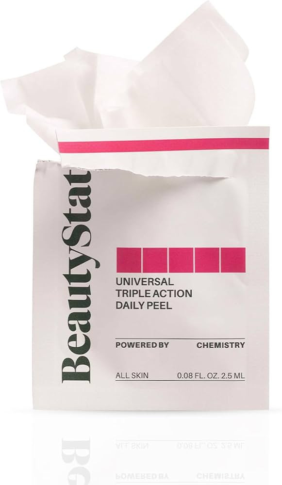 BeautyStat Triple Action One-Step Daily Exfoliating Peel Pad for Uneven Tone, Texture, Fine Lines... | Amazon (US)