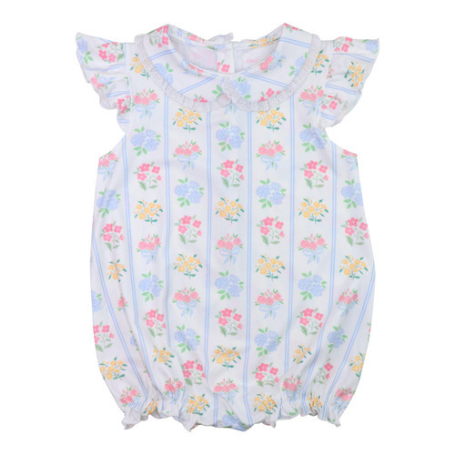 Floral Bouquet Eyelet Bubble  - Shipping Late May | Cecil and Lou