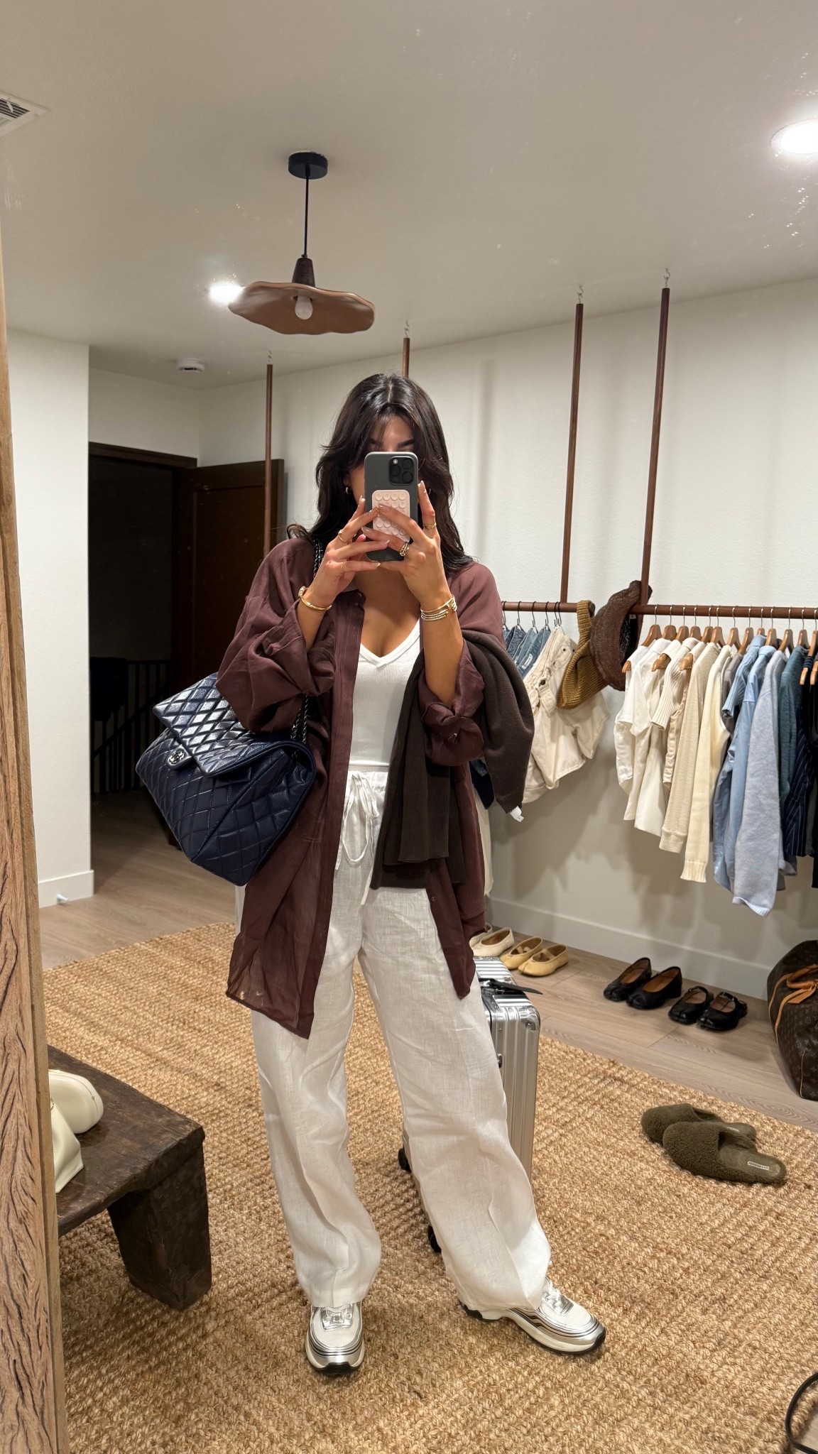 Linen button up - 4
Bottoms - 2 (always size down on Dissh everything)
Shirt - XS/s