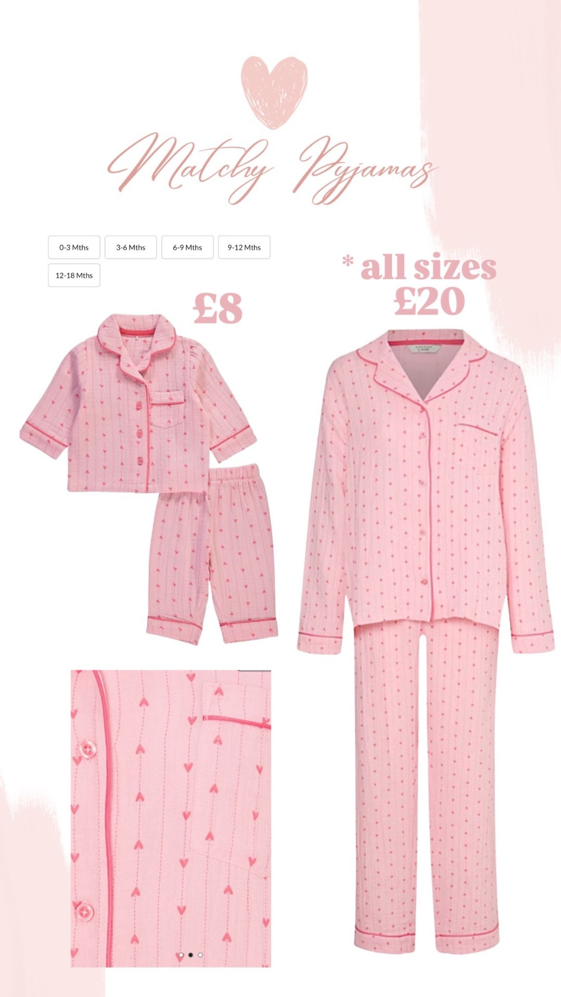 matchy valentines / heart pjs for baby girl and adults 

#LTKgiftguide #LTKbaby #LTKkids