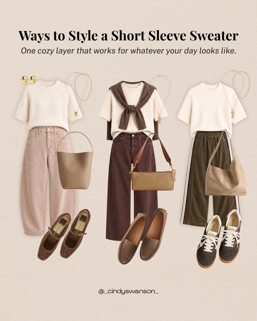This short-sleeve sweater is the kind of easy layer that works with so many pieces already in your closet. Style it with light denim and flats, add a sweater over your shoulders with darker jeans, or pair it with relaxed pants and sneakers for a comfortable, polished everyday look.

💡 LTK MADE EASY
❤️ Heart = Support my posts!
🔖 Save = Get sale & restock alerts
📋 Lists = Keep favorites organized
📲 Share = Send lists and products to a friend. Hello, Christmas List!
💬 Comment = Ask me anything about what I’m wearing.:-)

#LTKootd #LTKSeasonal #LTKOver40