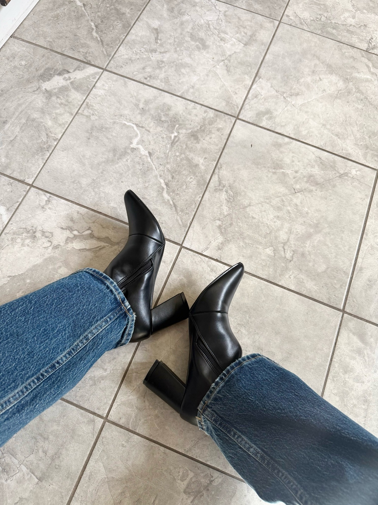 Boots are true to size! 

Fall shoes
Fall boots
Ankle boots
Black boots

@Lulus

#LTKPetite #LTKSeasonal #LTKWorkwear