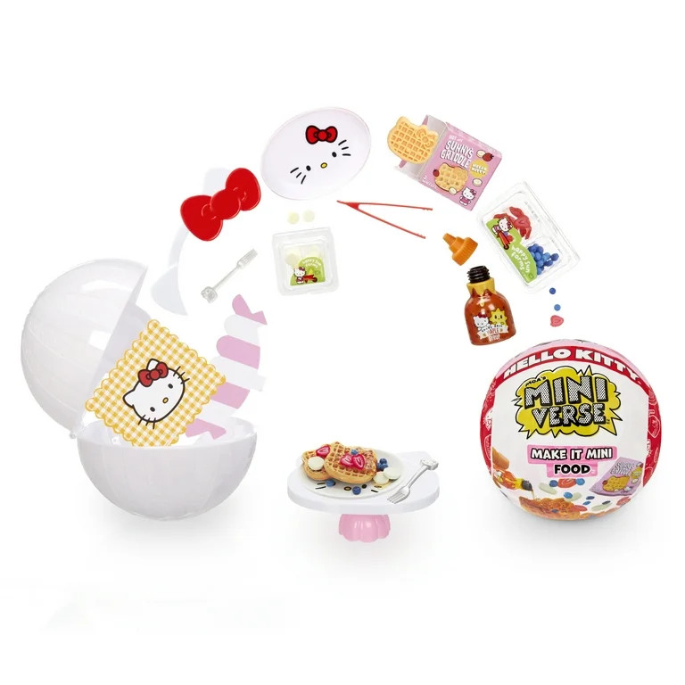MGA's Miniverse Make It Mini Food Hello Kitty Mini Collectibles, Sanrio, Novelty Toy, Ages 8+ | Walmart (US)