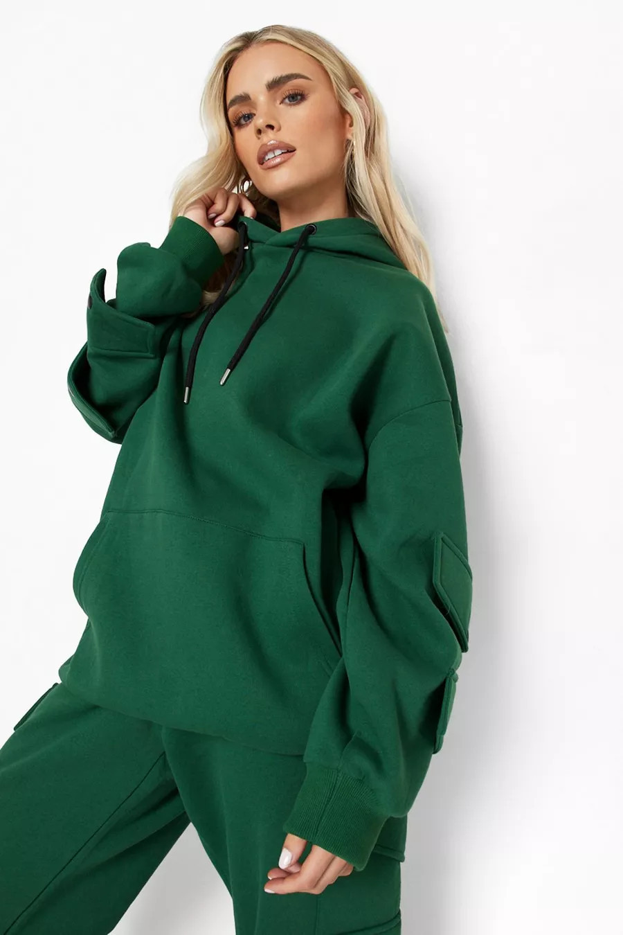 Petite Hoody & Cargo Jogger Tracksuit | boohoo (US & Canada)
