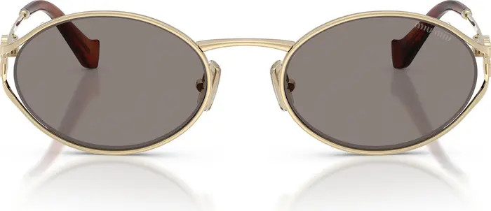 Miu Miu 54mm Oval Sunglasses | Nordstrom | Nordstrom