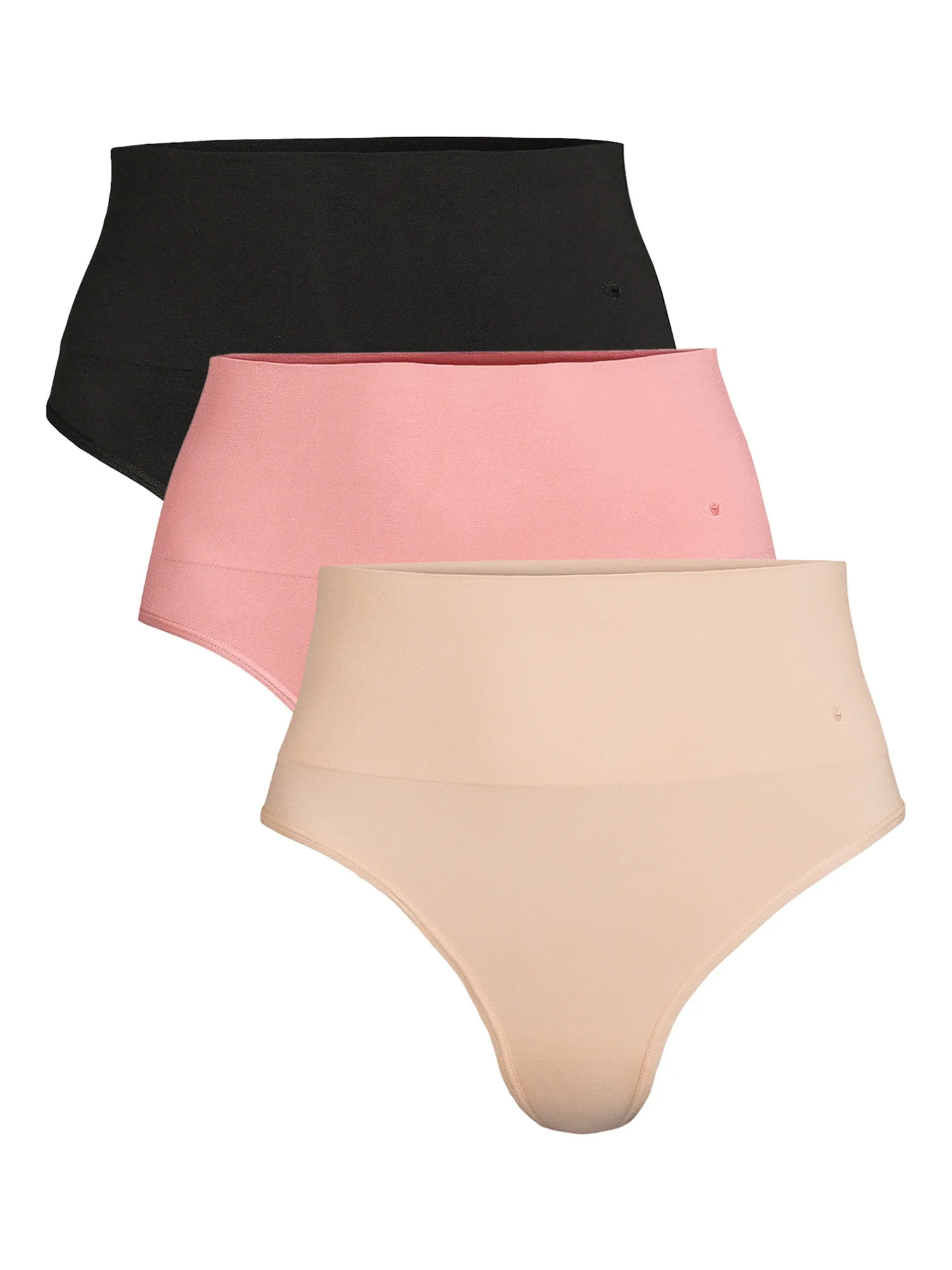 Sofia Intimates by Sofia Vergara Women's Seamless Thong Panties, 3-Pack | Walmart (US)