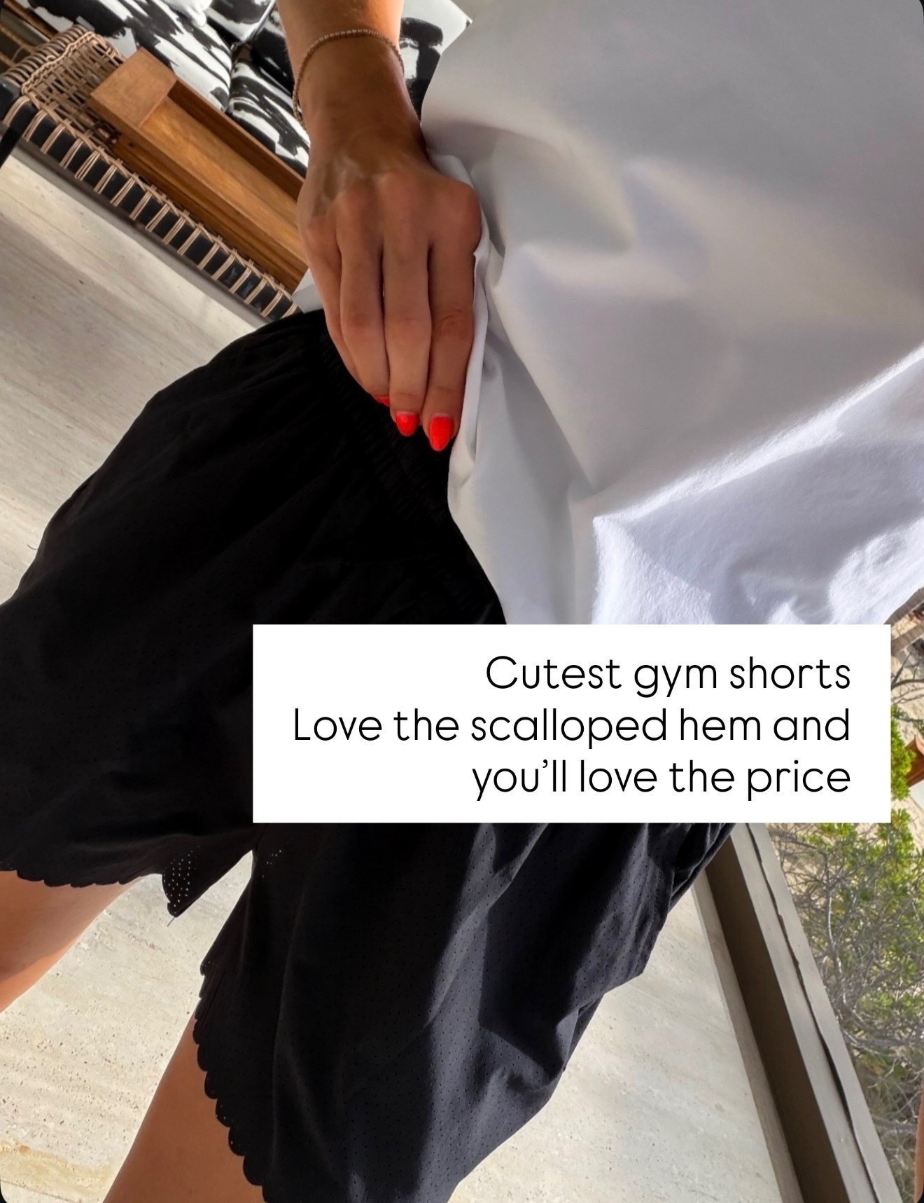 The scalloped hem is what makes these gym shorts so cute, but the fit is what makes them practical. They’re lightweight, easy to move in, and have a sporty shape that works for workouts, walks, or throwing on with a tank for errands.

scalloped gym shorts, workout shorts, athletic shorts, women’s activewear, gym outfit, walking outfit, lightweight shorts, fitness fashion, casual activewear, annabrstyle

#LTKActive #LTKootd #LTKfitnessgoals