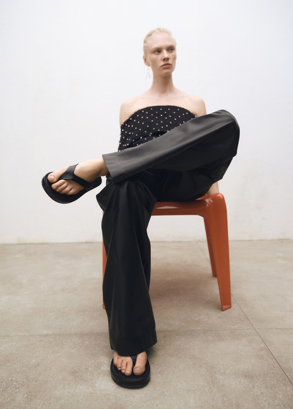 Leather straps sandals - Women | MANGO USA | Mango (US/MX/AU)