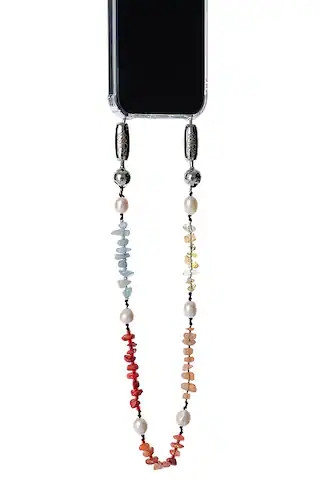 Stone + Pearl Mini Wristlet | FWRD 