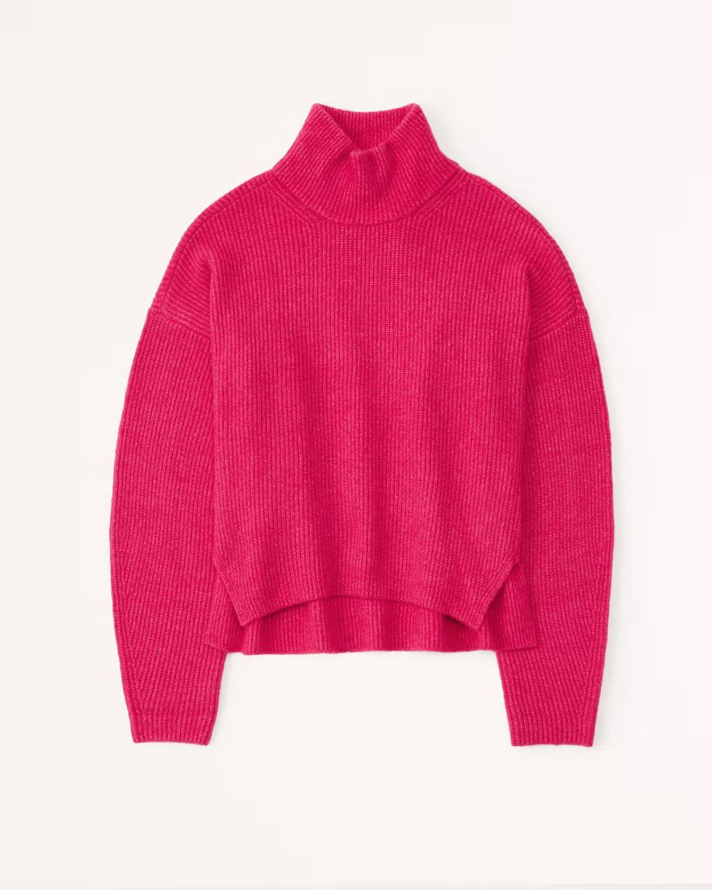 Women's Classic Easy Turtleneck Sweater | Women's Tops | Abercrombie.com | Abercrombie & Fitch (US)