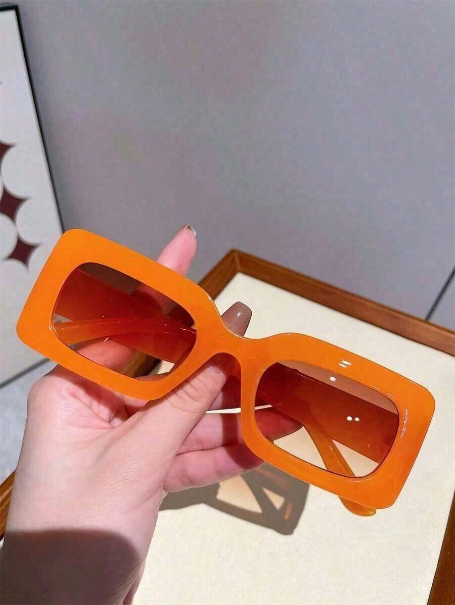 Local1 Pc Rectangular Fashionable Fashion Glasses Women, Casual Daily Accessory, Women's Fashion ... | SHEIN