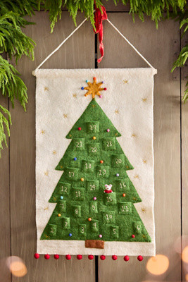 Felt Critter Advent Wall Calendar | Anthropologie (US)