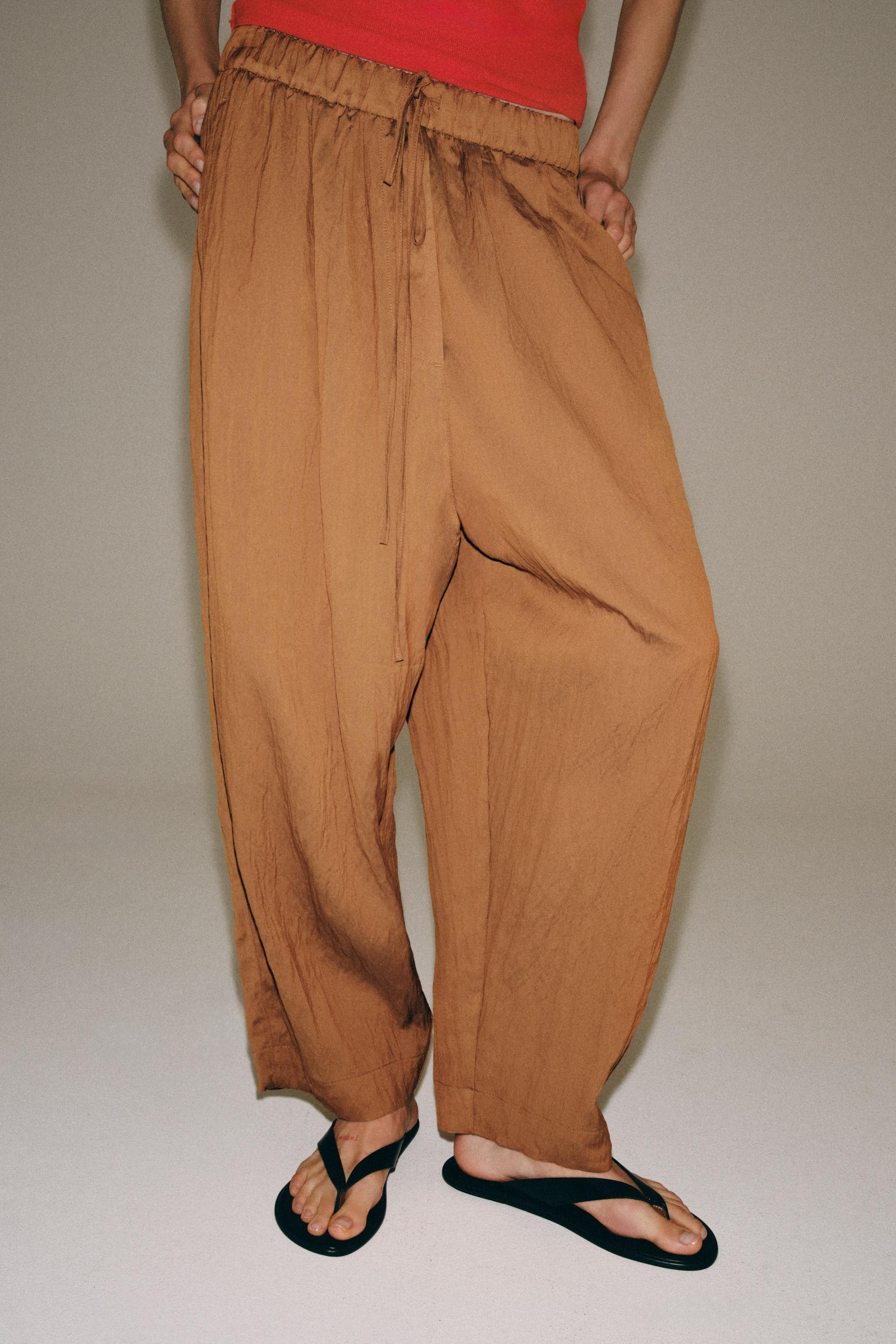 ZW COLLECTION FLOWY PANTS | Zara US