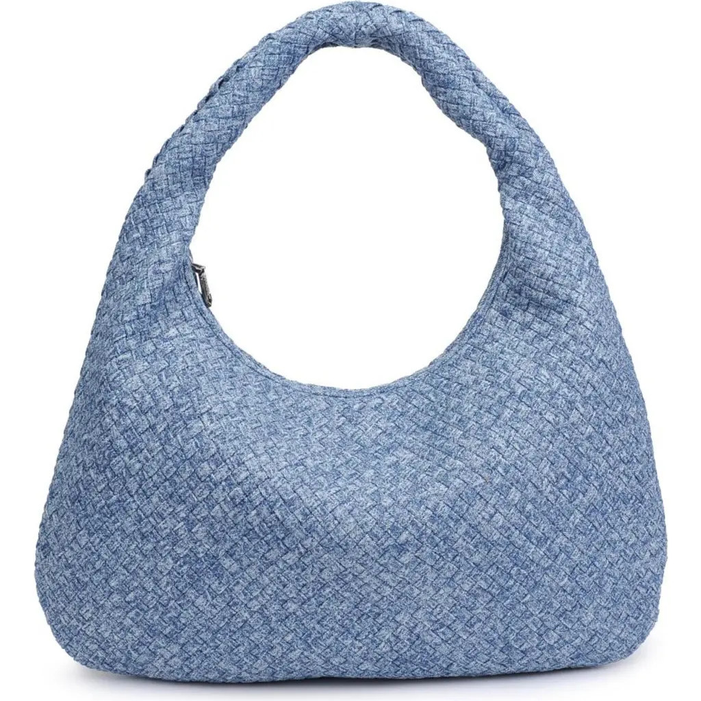 Sol and Selene Dare to Dream - Large Woven Neoprene Hobo Bag in Denim at Nordstrom | Nordstrom