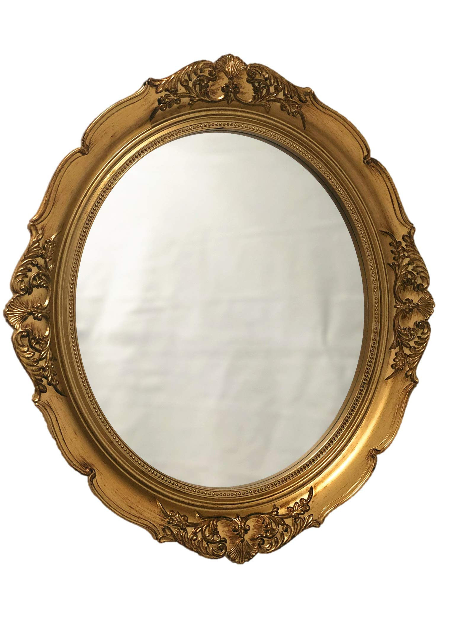 Vintage Carved Decorative Wall Mirror, Hanging Mirror for Dresser Decor Bedroom Living-Room, Cosm... | Amazon (US)