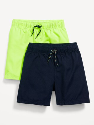 2-Pack Solid Swim Trunks for Toddler Boys | Old Navy (US)