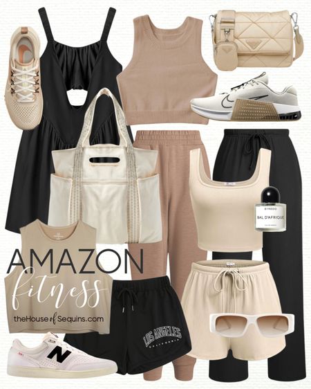 Shop these Amazon athleisure and Athleticwear spring outfit and travel outfit finds! Matching set, Varley joggers, sweat shorts, Free People canvas tote bag, Prada nylon bag, New Balance sneakers, Nike Metcon, Nike Pegasus sneakers, and more! 

#LTKfitness #LTKtravel #LTKActive